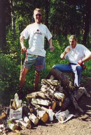 Holzfäller bei der Arbeit Holzfäller bei der Arbeit