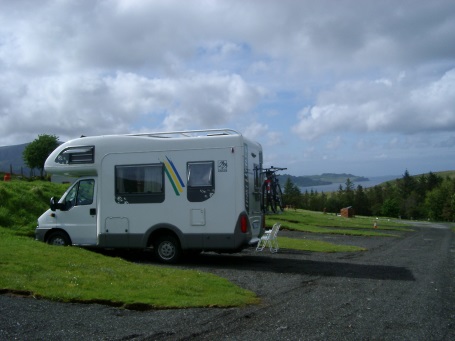Campingplatz auf der Insel Skye