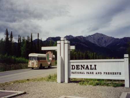 Eingang zum Denali Nationaloark Eingang zum Denali Nationaloark