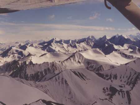 Kluane Nationalpark von oben Kluane Nationalpark von oben