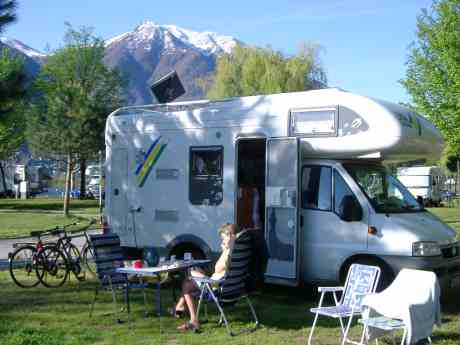 Campingplatz-Idylle im Tessin