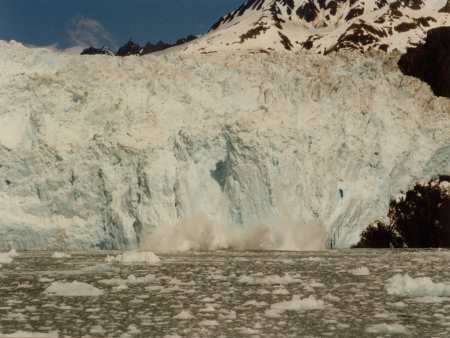 Kalbender Gletscher